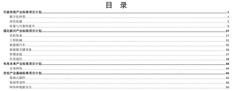 252项!工信部印发2025年第一批行业标准制修订计划 252项!工信部印发2025年第一批行业标准制修订计划