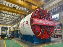 铁建重工“苍核1号”下线，助力国家重要能源项目建设