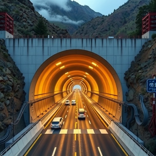云南省在建最长双向六车道公路隧道顺利贯通