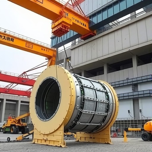 我国核电建设领域首个!1600吨大型龙门吊完成吊装作业 我国核电建设领域首个!1600吨大型龙门吊完成吊装作业