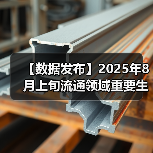 【数据发布】2025年8月上旬流通领域重要生产资料市场价格变动情况