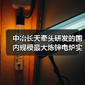 中冶长天牵头研发的国内规模最大炼锌电炉实现首台套应用