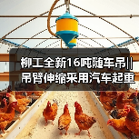 柳工全新16吨随车吊‖吊臂伸缩采用汽车起重机主流双缸自由伸缩
