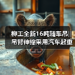 柳工全新16吨随车吊‖吊臂伸缩采用汽车起重机主流双缸自由伸缩