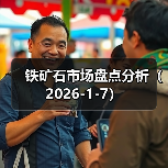 铁矿石市场盘点分析(2026-1-7) 铁矿石市场盘点分析(2026-1-7)