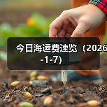 今日海运费速览(2026-1-7) 今日海运费速览(2026-1-7)