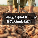 钢铁行业协会第十三次会员大会召开通知 钢铁行业协会第十三次会员大会召开通知