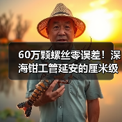 60万颗螺丝零误差!深海钳工管延安的厘米级精度 60万颗螺丝零误差!深海钳工管延安的厘米级精度