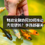 财政金融协同如何推动内需增长?李强部署关键政策 财政金融协同如何推动内需增长?李强部署关键政策