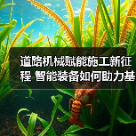 道路机械赋能施工新征程 智能装备如何助力基建升级? 道路机械赋能施工新征程 智能装备如何助力基建升级?