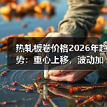 热轧板卷价格2026年趋势:重心上移,波动加剧? 热轧板卷价格2026年趋势:重心上移,波动加剧?