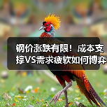 钢价涨跌有限！成本支撑VS需求疲软如何博弈？
