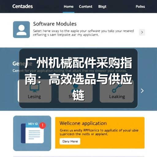 广州机械配件采购指南:高效选品与供应链优化策略 广州机械配件采购指南:高效选品与供应链优化策略