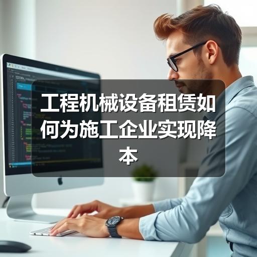 工程机械设备租赁如何为施工企业实现降本增效 工程机械设备租赁如何为施工企业实现降本增效