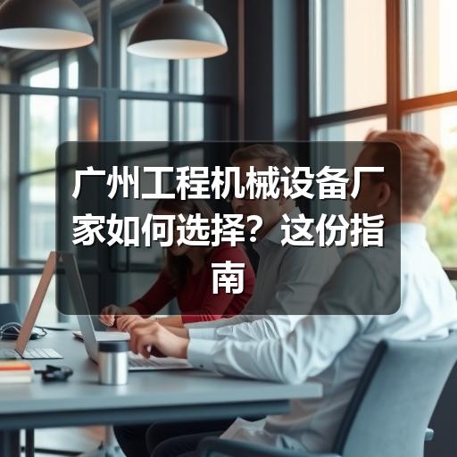 广州工程机械设备厂家如何选择?这份指南帮你避坑 广州工程机械设备厂家如何选择?这份指南帮你避坑