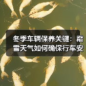 冬季车辆保养关键：霜雪天气如何确保行车安全？