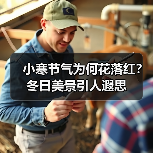小寒节气为何花落红？冬日美景引人遐思