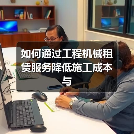 如何通过工程机械租赁服务降低施工成本与设备闲置风险 如何通过工程机械租赁服务降低施工成本与设备闲置风险