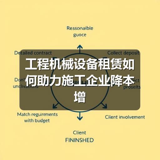工程机械设备租赁如何助力施工企业降本增效 工程机械设备租赁如何助力施工企业降本增效