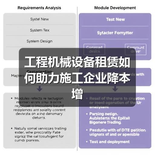 工程机械设备租赁如何助力施工企业降本增效 工程机械设备租赁如何助力施工企业降本增效