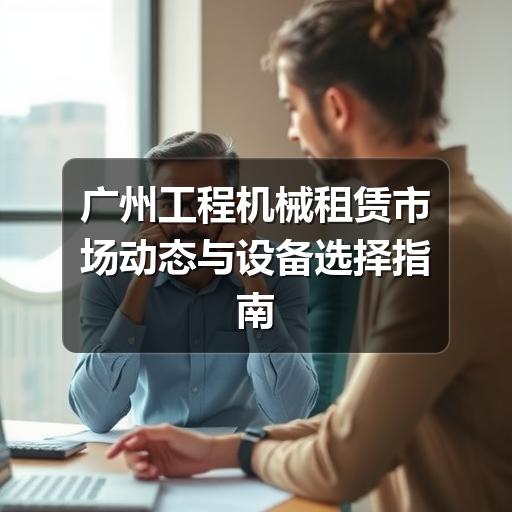 广州工程机械租赁市场动态与设备选择指南 广州工程机械租赁市场动态与设备选择指南
