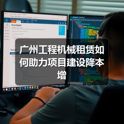 广州工程机械租赁如何助力项目建设降本增效 广州工程机械租赁如何助力项目建设降本增效