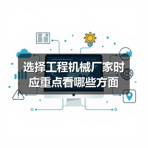 选择工程机械厂家时应重点看哪些方面 选择工程机械厂家时应重点看哪些方面
