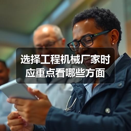 选择工程机械厂家时应重点看哪些方面 选择工程机械厂家时应重点看哪些方面