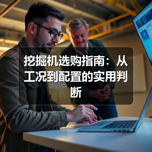 挖掘机选购指南:从工况到配置的实用判断方法 挖掘机选购指南:从工况到配置的实用判断方法