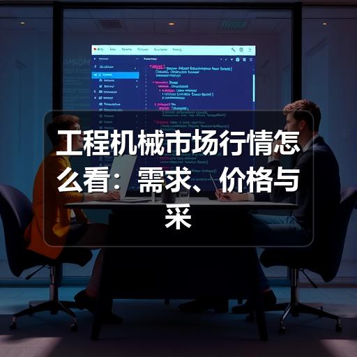 工程机械市场行情怎么看：需求、价格与采购判断方法