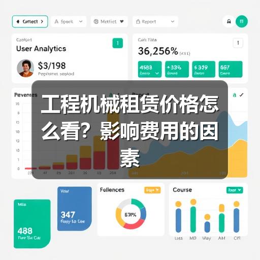 工程机械租赁价格怎么看？影响费用的因素与询价注意事项