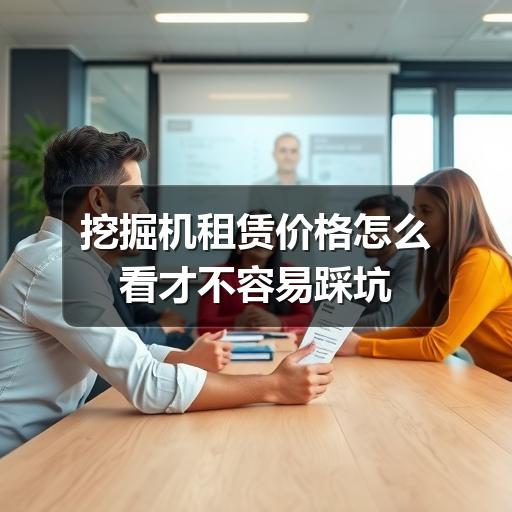 挖掘机租赁价格怎么看才不容易踩坑