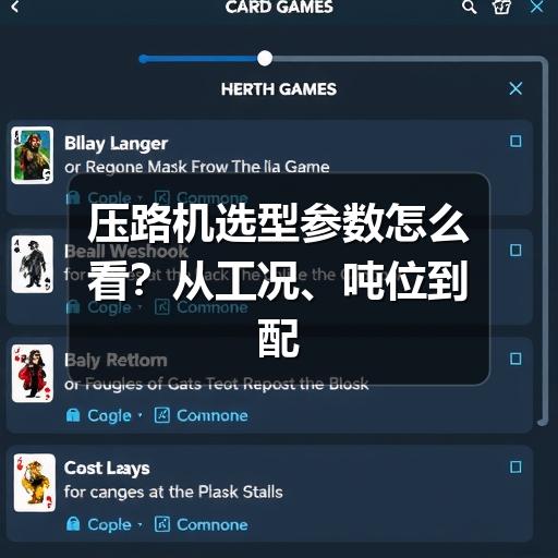 压路机选型参数怎么看？从工况、吨位到配置的实用参考