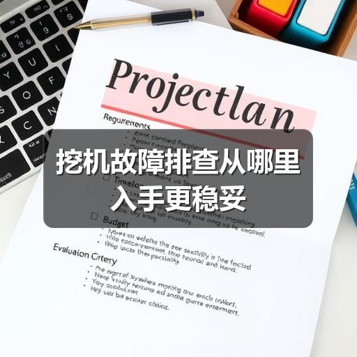 挖机故障排查从哪里入手更稳妥 挖机故障排查从哪里入手更稳妥