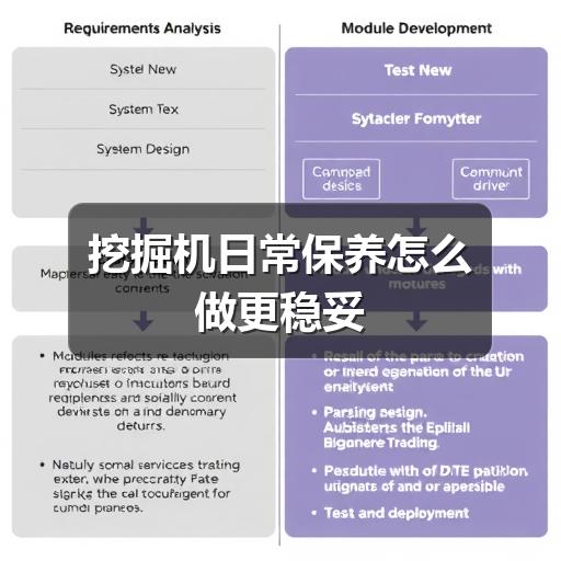 挖掘机日常保养怎么做更稳妥